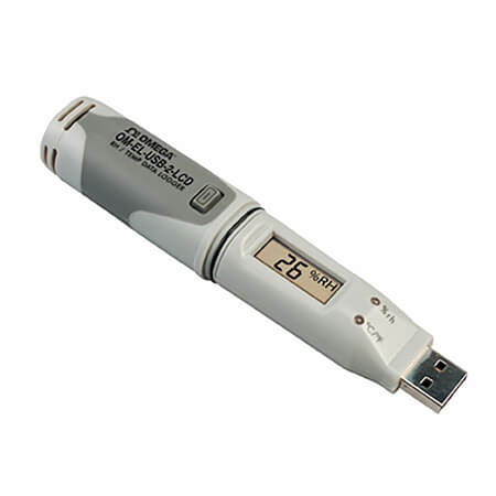 OMEGA奧米佳 OM-EL-USB-2-LCD溫度、濕度和露點(diǎn)數(shù)據(jù)記錄器 配有LCD顯示屏