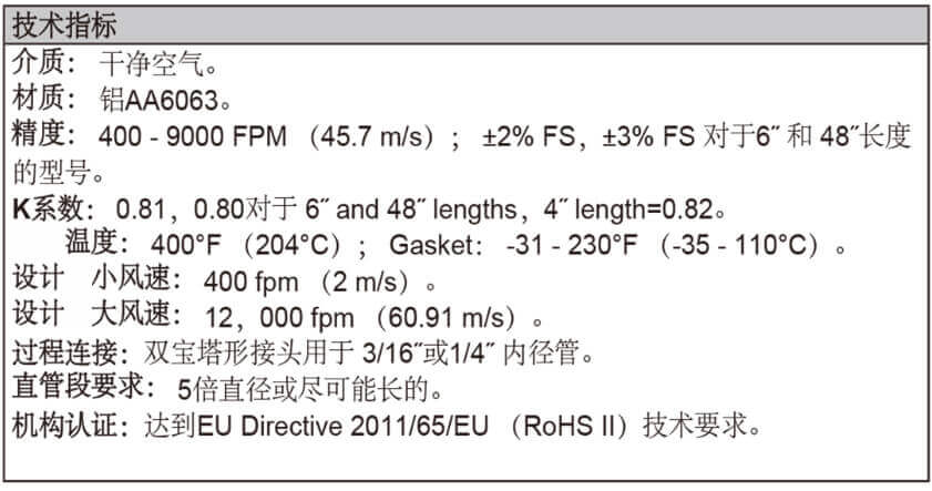 Dwyer德威爾MAFS金屬平均風速測片批發